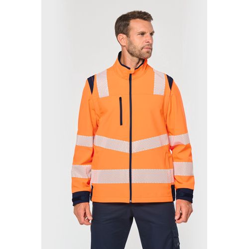 Veste softshell de sécurité recyclée avec manches détachables unisexe - 2