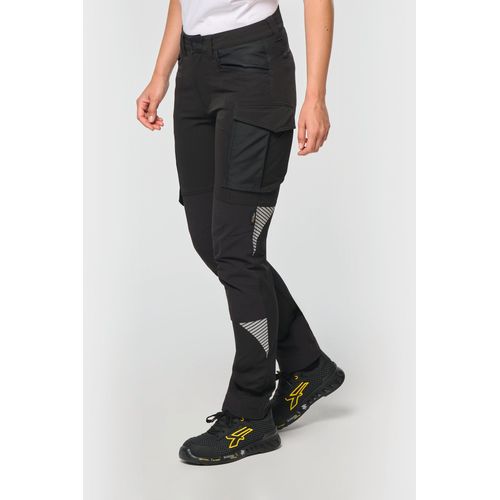 Pantalon stretch recyclé multipoches unisexe - 17