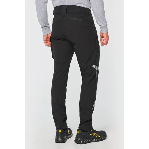 Pantalon stretch recyclé multipoches unisexe - 4