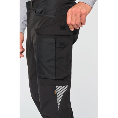 Pantalon stretch recyclé multipoches unisexe - 9