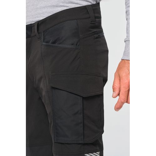 Pantalon stretch recyclé multipoches unisexe - 6