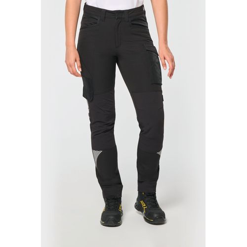 Pantalon stretch recyclé multipoches unisexe - 13