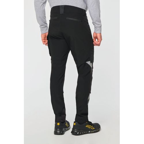Pantalon léger stretch recyclé multipoches unisexe - 4