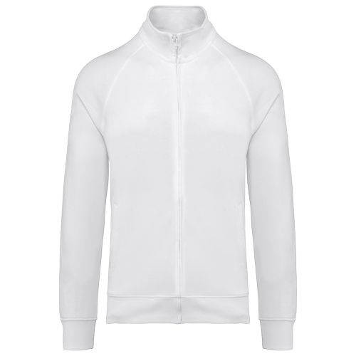 Veste molleton coton manches raglan unisexe