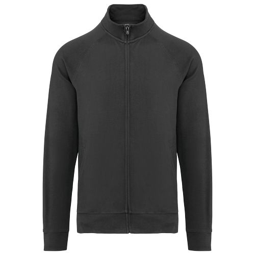 Veste molleton coton manches raglan unisexe