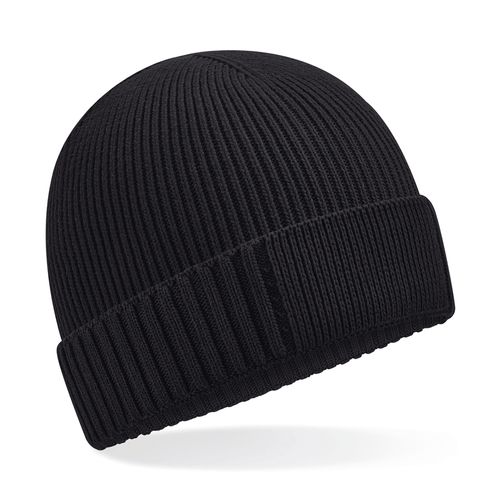 GORRO DE ALGODÓN ORGÁNICO CON PARCHE TÉCNICO