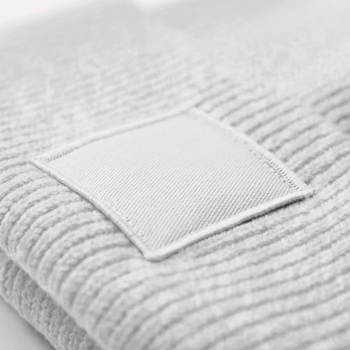Bonnet à large revers avec patch ton sur ton thumbnail 8