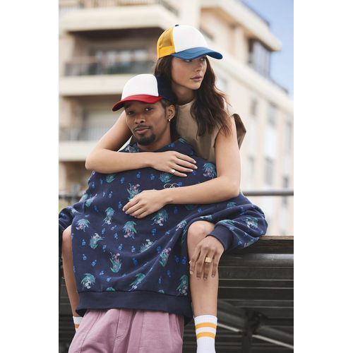 Casquette trucker 5 panneaux multicolor - 1