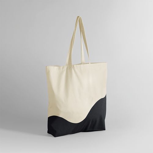 Sac fourre-tout organique à imprimé tourbillon - 5