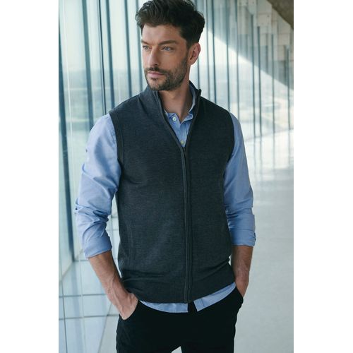 Pull zippé sans manches pour homme - 1
