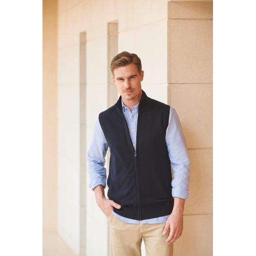 Pull zippé sans manches pour homme - 1