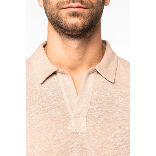 Polo en lin homme - 4