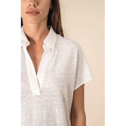 Polo en lin femme - 7