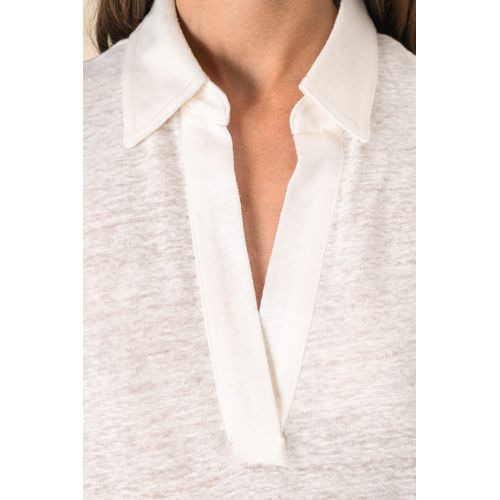 Polo en lin femme - 8