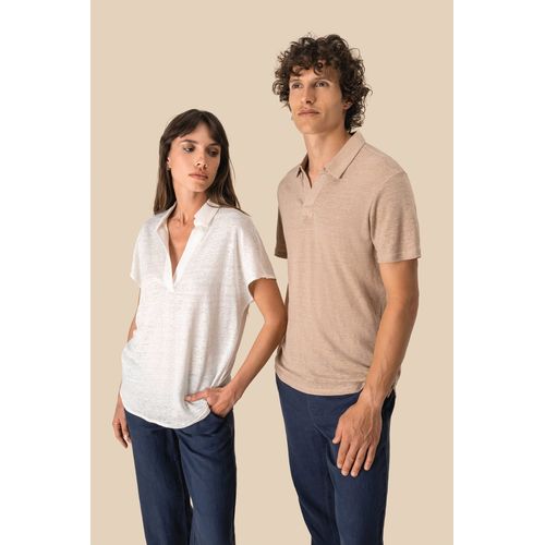 Polo en lin femme thumbnail 6
