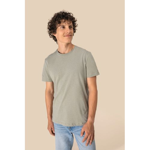 T-shirt écoresponsable en coton bio et lin unisexe - 4