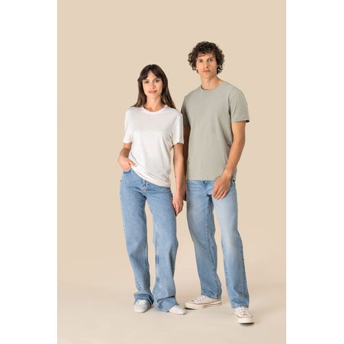 T-shirt écoresponsable en coton bio et lin unisexe - 2