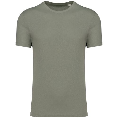 T-shirt écoresponsable en coton bio et lin unisexe - 10