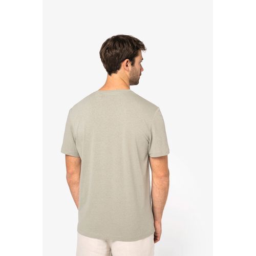 T-shirt écoresponsable en coton bio et lin unisexe - 5