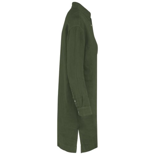 Robe chemise en lin femme - 9