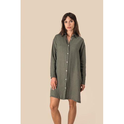 Robe chemise en lin femme - 2