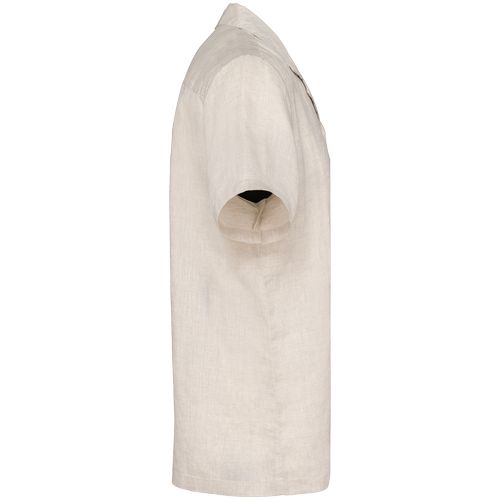 Chemise à col bowling en lin homme - 9