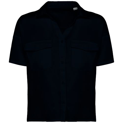 Chemise écoresponsable oversize en lyocell femme - 8