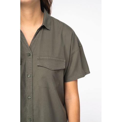 Chemise écoresponsable oversize en lyocell femme - 4