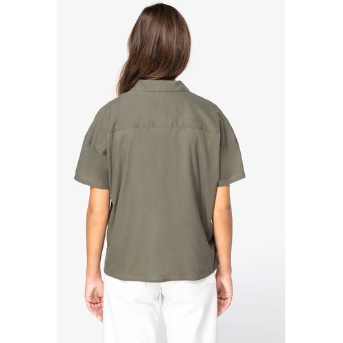 Chemise écoresponsable oversize en lyocell femme - 3