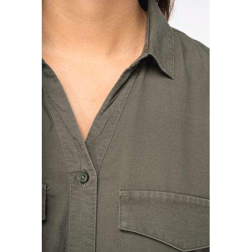 Chemise écoresponsable oversize en lyocell femme - 5