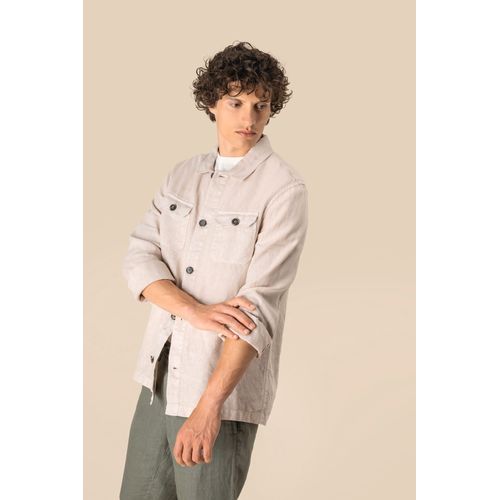 Surchemise délavée en lin homme - 4