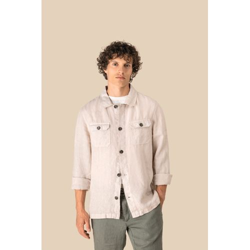 Surchemise délavée en lin homme - 3