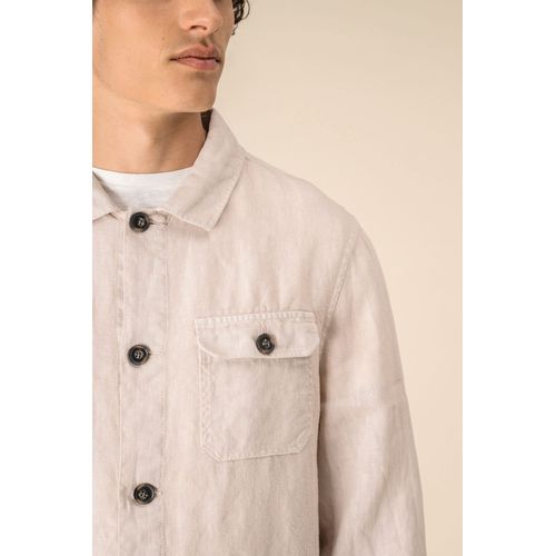 Surchemise délavée en lin homme - 6