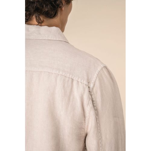 Surchemise délavée en lin homme - 7
