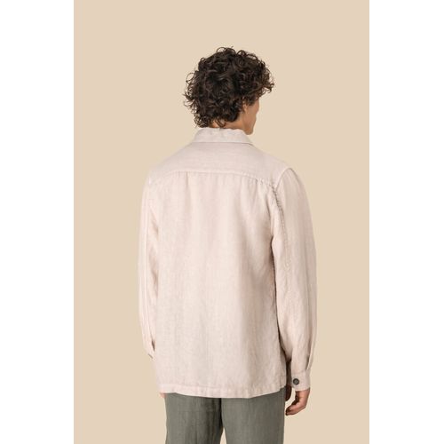 Surchemise délavée en lin homme - 5