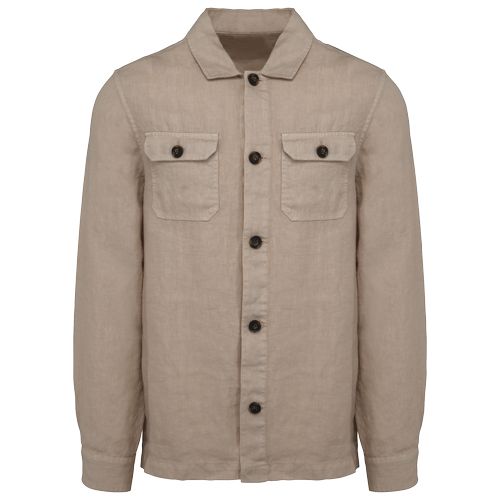 Surchemise délavée en lin homme - 9