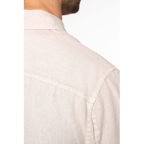 Surchemise délavée en lin homme - 6