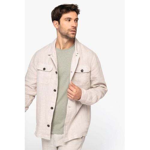 Surchemise délavée en lin homme - 3