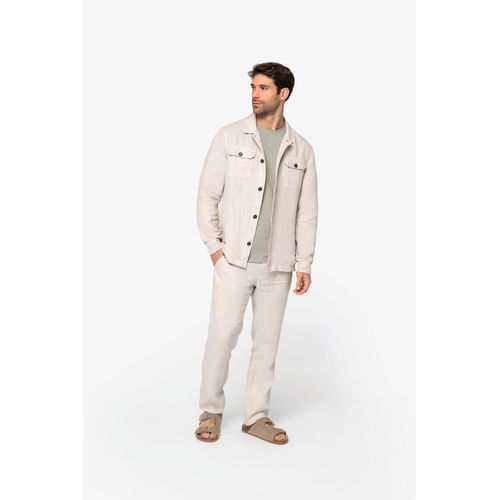 Surchemise délavée en lin homme - 2