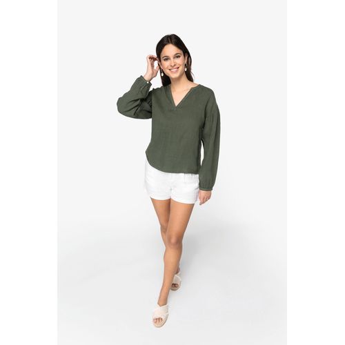 Blouse en lin femme - 2