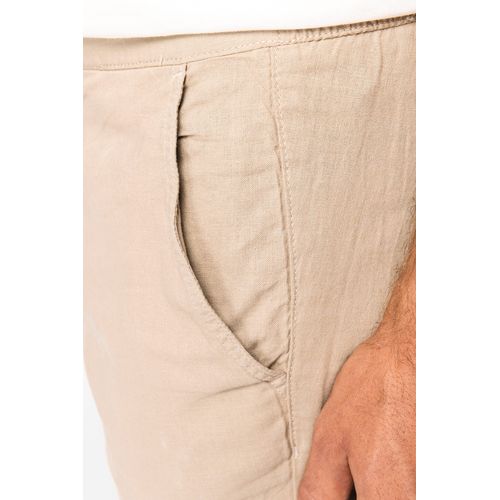 Pantalon écoresponsable en lin et coton bio homme - 7