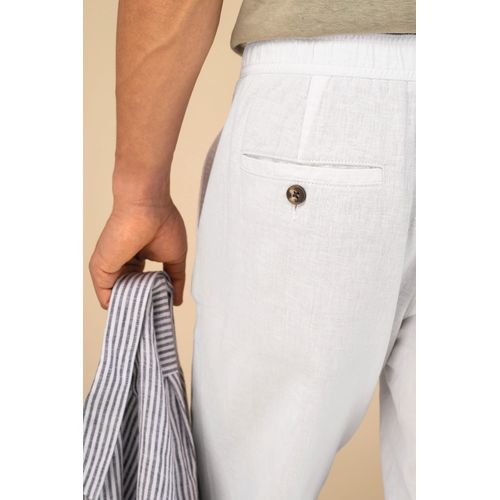 Pantalon écoresponsable en lin et coton bio homme thumbnail 8