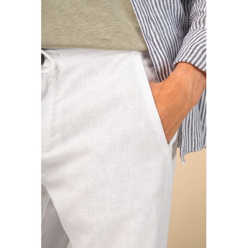 Pantalon écoresponsable en lin et coton bio homme thumbnail 7