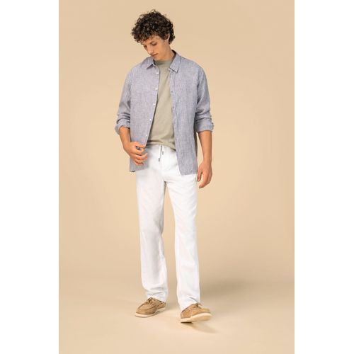 Pantalon écoresponsable en lin et coton bio homme thumbnail 4