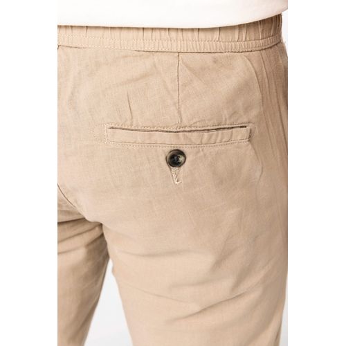 Pantalon écoresponsable en lin et coton bio homme - 5