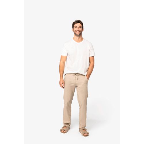 Pantalón ecorresponsable lino y algodón orgánico hombre