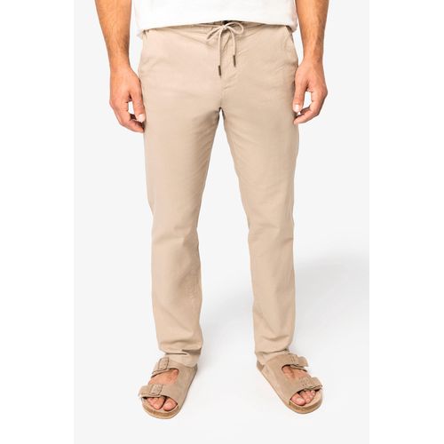 Pantalon écoresponsable en lin et coton bio homme - 1