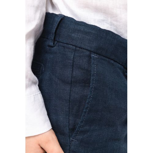 Bermuda en lin enfant - 7