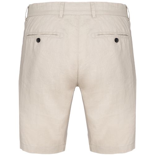 Bermuda en lin homme