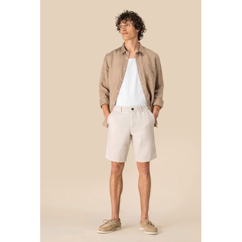 Bermuda en lin homme